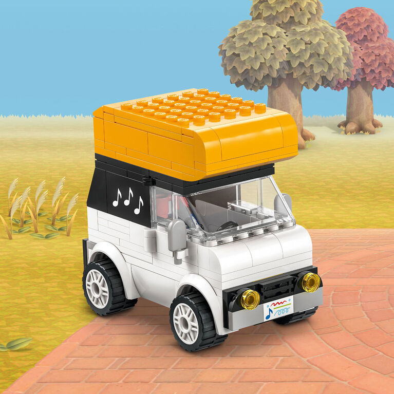 LEGO Animal Crossing K.K.'s Concert in the Plaza Building Set with a Café, Car Toy and Stage, 77052