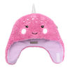 FlapJackKids - Baby, Toddler, Kids, Girls Reversible Sherpa Fleece Hat - Double Layered - Unicorn/Narwhal - Large 4-6 years