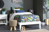Vito Base de lit Simple Blanc solide