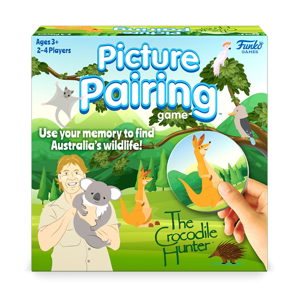 Funko Games Picture Pairing - The Crocodile Hunter Board Game - English Edition