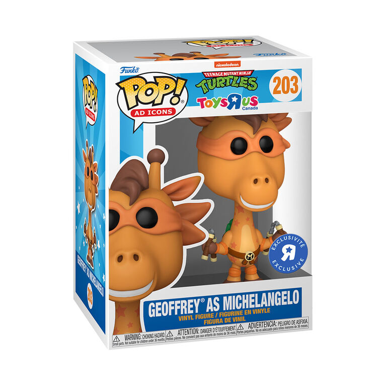 POP:TMNT-Geoffrey as Michelangelo - R Exclusive