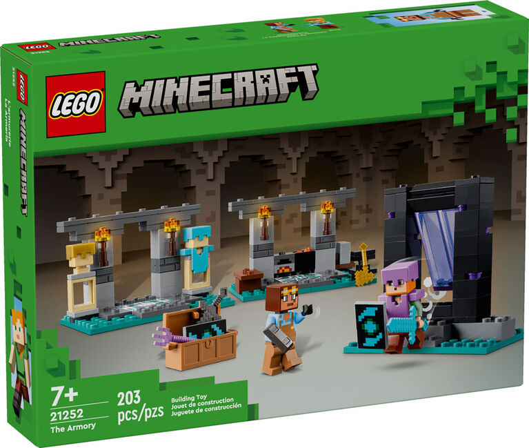 LEGO Minecraft The Armory Building Set and Minecraft Toy for Gamers 21252