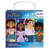 Disney Encanto, 4 Jigsaw Puzzle Bundle 48-Piece Easy Cartoon New Musical Movie Characters with Portable Rope Gift Box