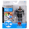 DC Comics 4-inch CYBORG Action Figure with 3 Mystery Accessories, Adventure 1