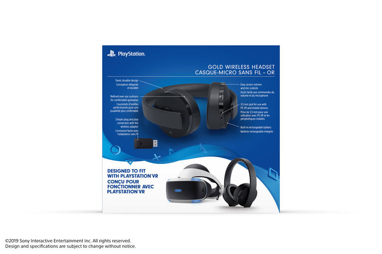 playstation 4 gold headset