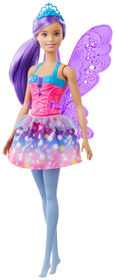 ​Poup&eacute;e F&eacute;e Barbie Dreamtopia, 30,5 cm (12 po), Cheveux Violets, avec Ailes et Diad&egrave;me