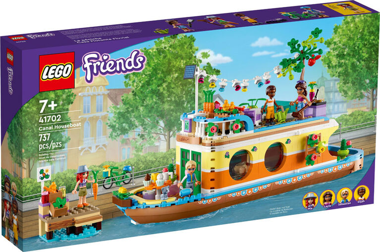 LEGO Friends Canal Houseboat 41702 Building Kit (737 Pieces)