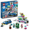 LEGO City Poursuite policière du camion de crème glacée 60314 Ensemble de construction (317 pièces)