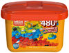 Mega Bloks Bulk Tub - 480 building bricks