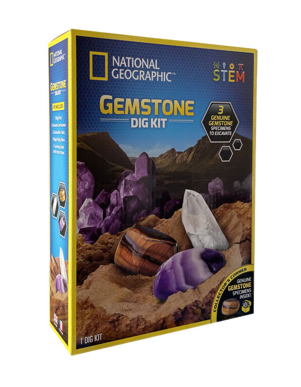 National Geographic - Trousse d'excavation de pierre précieuse