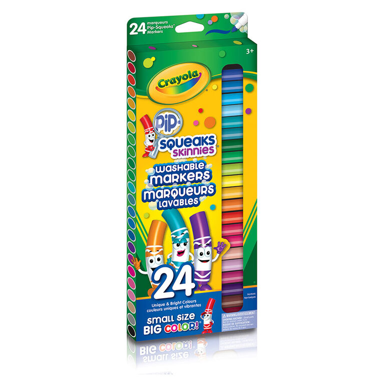 Crayola Fine Line Washable Markers, 24 Ct