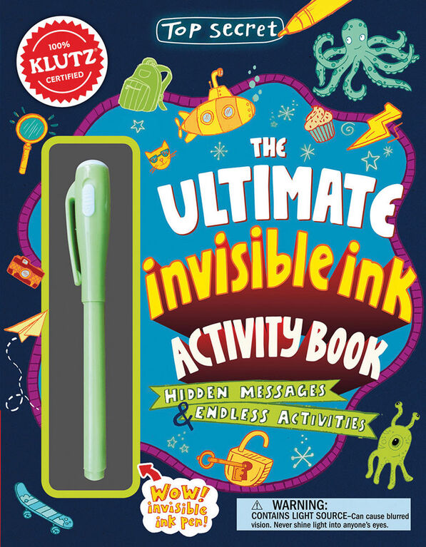 Klutz - Top Secret: The Ultimate Invisible Ink Activity Book - English Edition