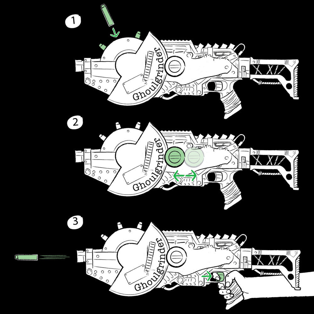 nerf zombie rifle