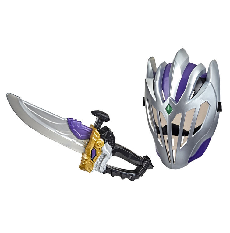 Power Rangers Dino Fury Void Knight Gear Up Pack, Includes Mask and Saber