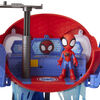 Marvel Spidey and His Amazing Friends Web-Quarters Playset With Lights and Sounds