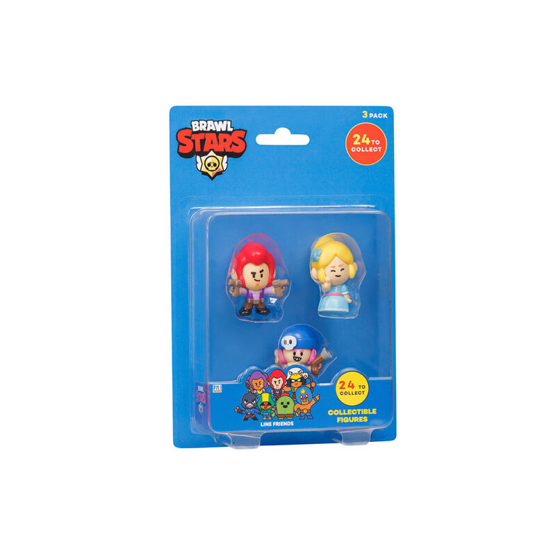 Brawl Stars Collectible Figures 3 Pack