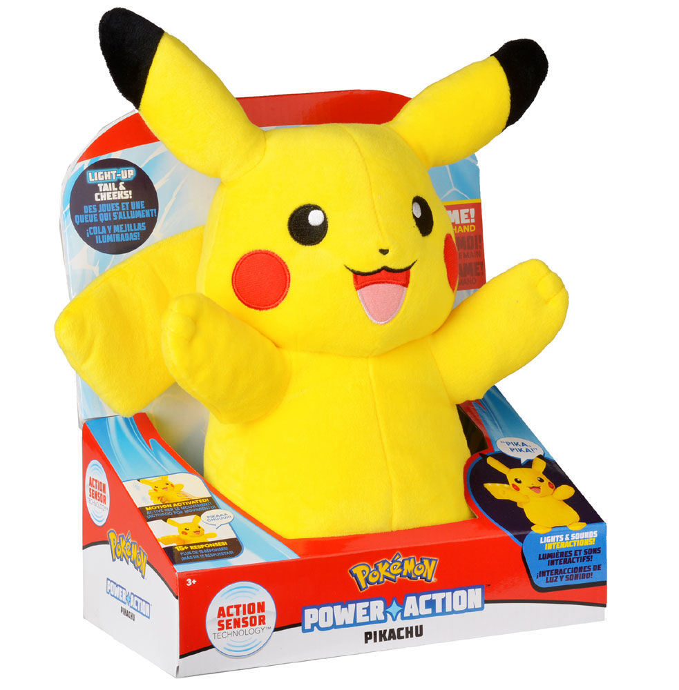 pikachu peluche interactive