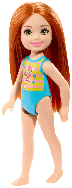 Barbie Club Chelsea Beach Doll 6 Inch Flamigo Suit Toys R Us Canada