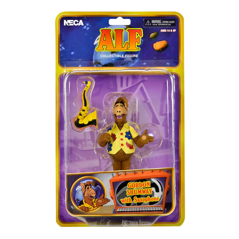 ALF - 6" Scale Action Figure - Toony Classics Alf Saxophone Figure - English Edition - R Exclusive