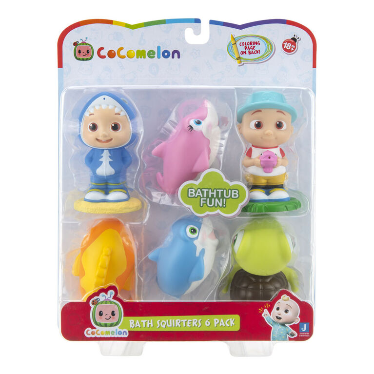 CoComelon Water Bobble 6-Pack