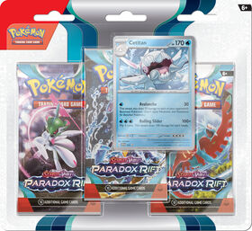 Emballage-coque 3 paquets Pokémon - É et V 4 " Faille Paradoxe " - Édition anglaise