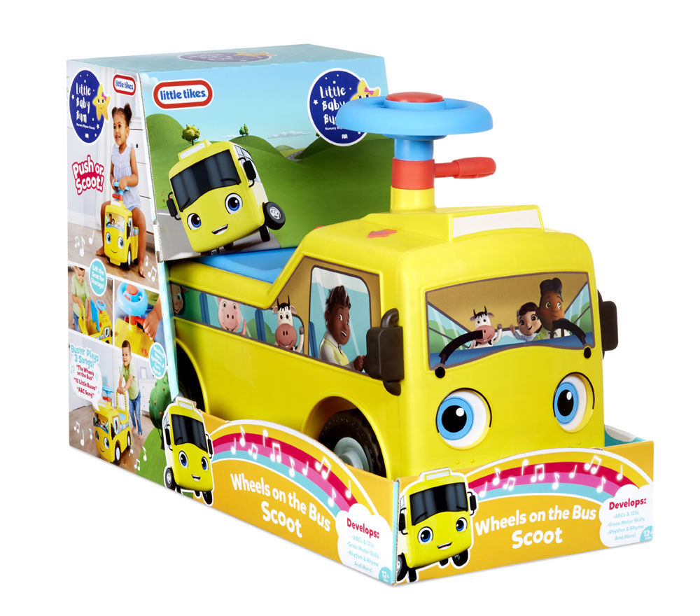 Toy bus ride on outlet