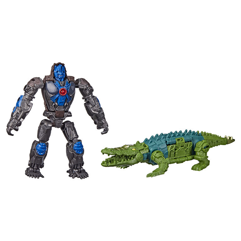 Transformers: Rise of the Beasts, Beast Alliance, pack de 2 figurines Beast Combiners Optimus Primal, 12,5 cm