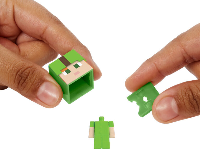 Minecraft Mini Têtes de créatures Figurines, cadeaux pour enfants
