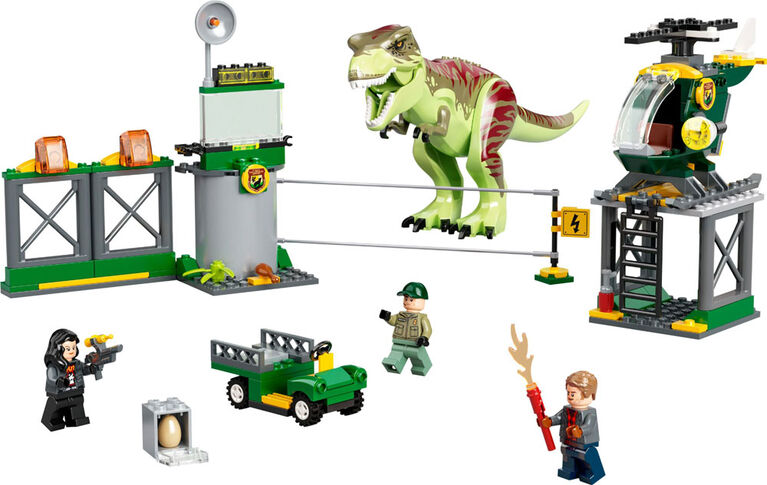 LEGO Jurassic World T. rex Dinosaur Breakout 76944 Building Kit (140 Pieces)