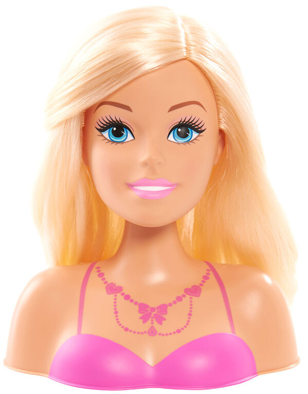 Barbie Just Play Lot de 17 têtes à coiffer avec accessoires de coiffure  pour enfants Blond : : Jeux et Jouets