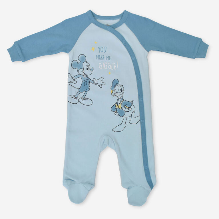 Mickey Mouse Sleeper Blue 3/6M