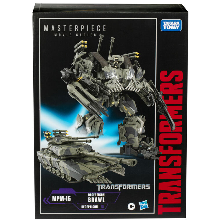 Transformers Movie Masterpiece Transformers Movie 1 MPM-15 Decepticon Brawl 10.5-inch Action Figure