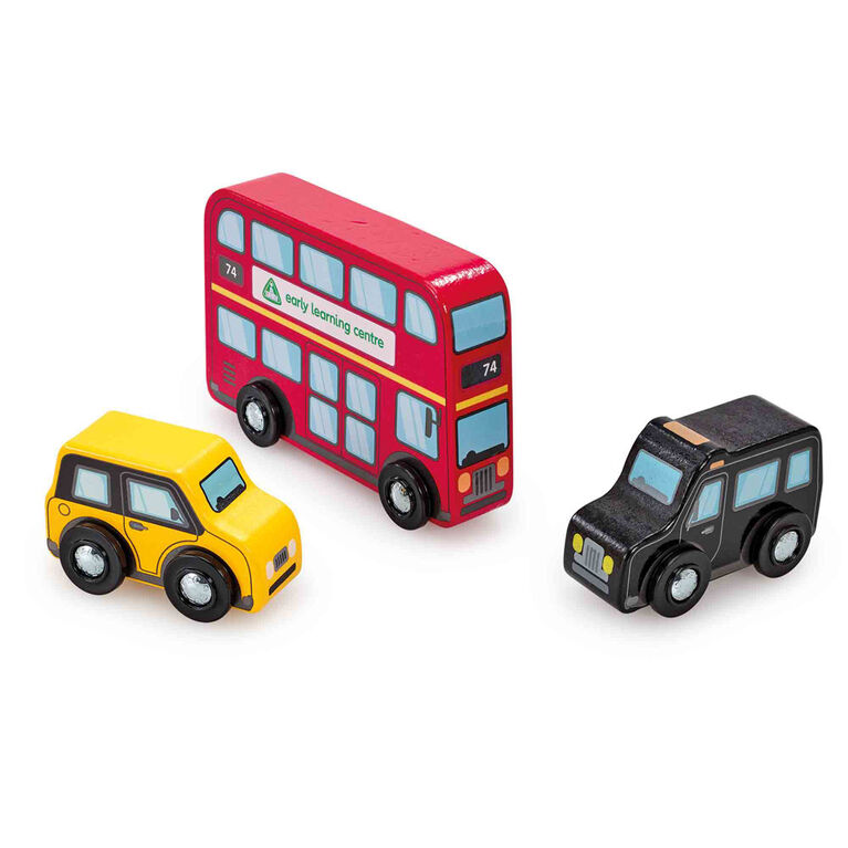 Early Learning Centre Wooden London Vehicles - Édition anglaise - Notre exclusivité