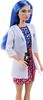 Barbie-Poupée Barbie Scientifique, cheveux bleus, 3cm