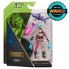 League of Legends, Official 4-Inch Jinx Collectible Figure with Premium Details and 2 Accessories, The Champion Collection, Collector Grade