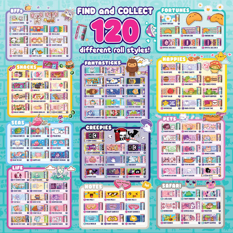 Sticki Rolls - Wearable Shareable Sticker Jewelry - Sticki Station Kit