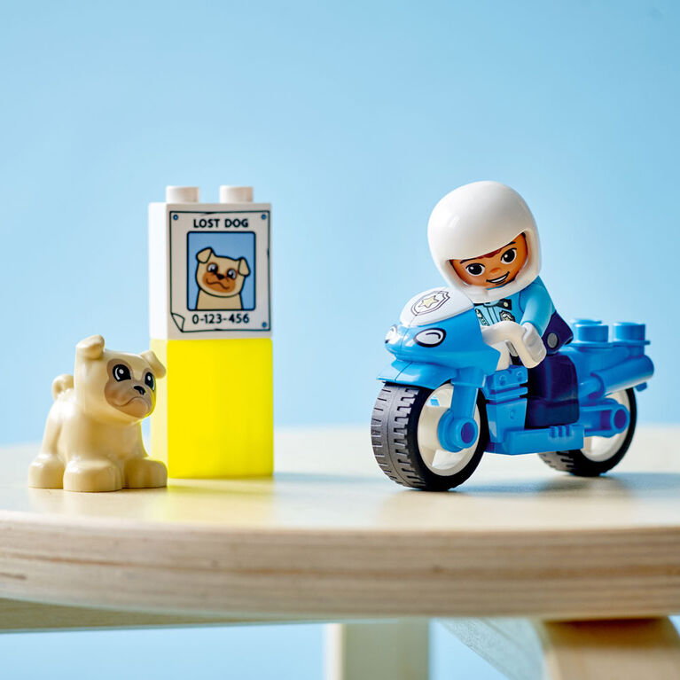 LEGO DUPLO Rescue Police Motorcycle 10967 Building Toy (5 Pieces)