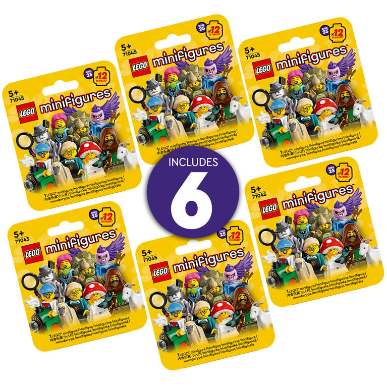 LEGO Minifigures Series 25 6 Pack Mystery Blind Box 66763 | Toys R Us ...