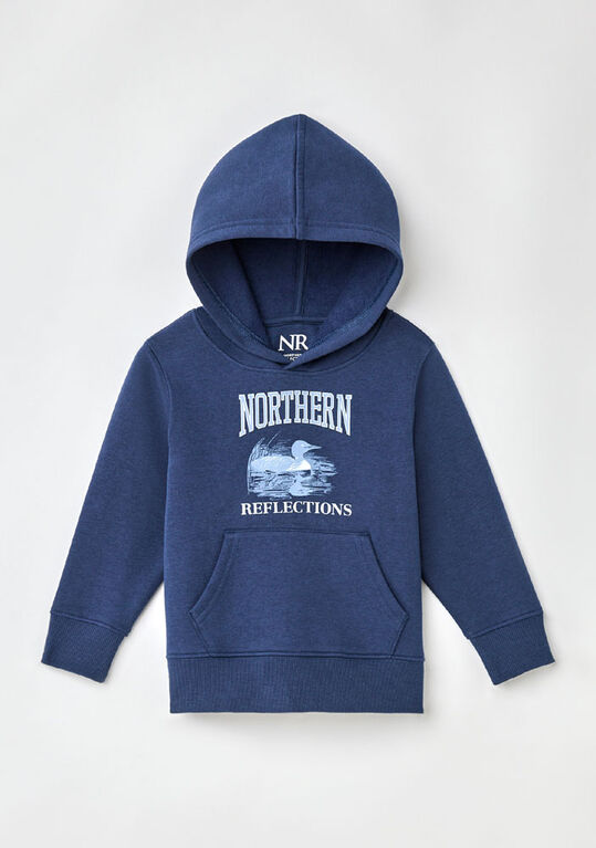 Northern Reflections Iconic Loon Chandail &agrave; capuchon Bleu 5T