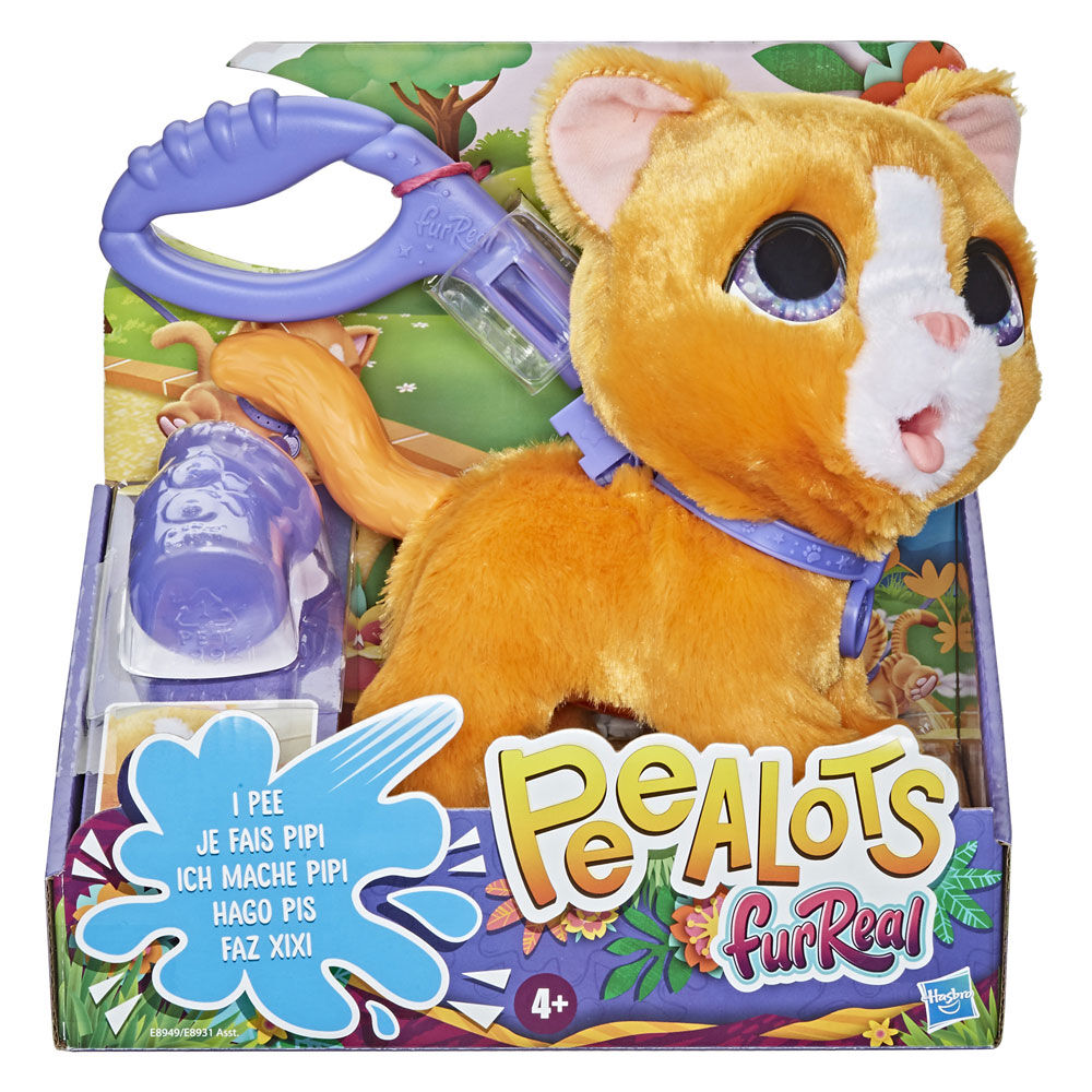 furReal Peealots Big Wags Interactive Pet Toy, Connectible Leash