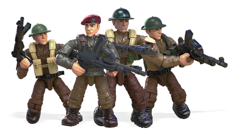 Mega Construx Call Of Duty Legends Allied Soldiers Set