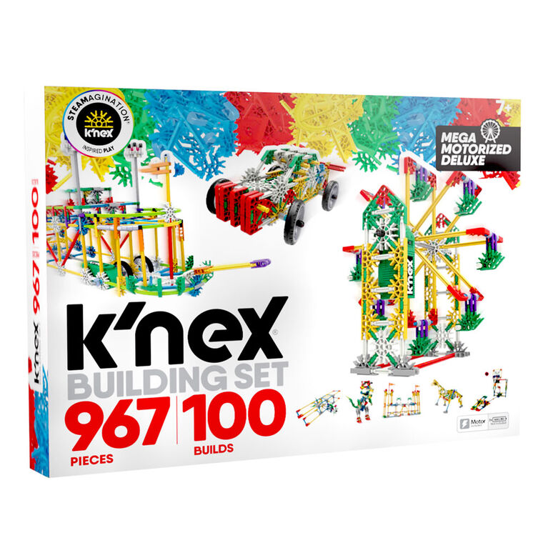 Ensemble de construction motorisé de luxe K'nex Mega