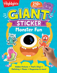 Giant Sticker Monster Fun - English Edition