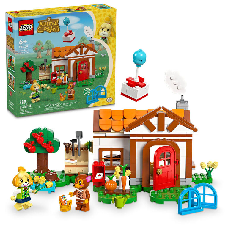 LEGO Animal Crossing Isabelle's House Visit Video Game Toy 77049