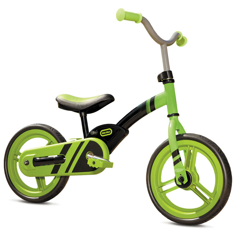 Vélo vert d'apprentissage My First Balance-to-Pedal pour enfants -12 pouces - Notre exclusivité