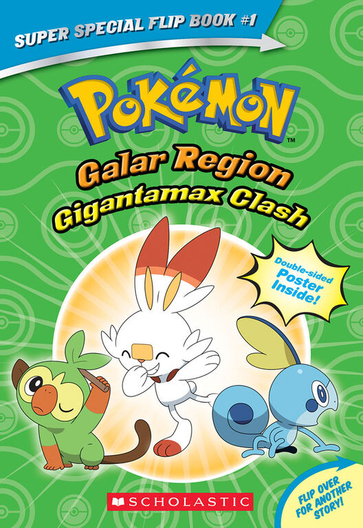 Pokémon Super Special Flip Book: Gigantamax Clash / Battle for the Z-Ring (Galar Region / Alola Region) - Édition anglaise
