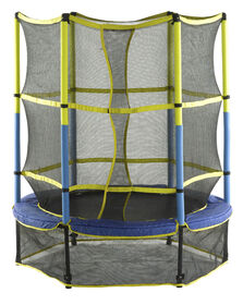 Upper Bounce 55" Kid-Friendly Trampoline & Enclosure Set equipped with "Easy Assemble Feature"