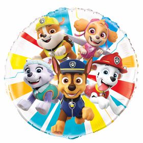 Ballon aluminium rond, 18 " - Paw Patrol