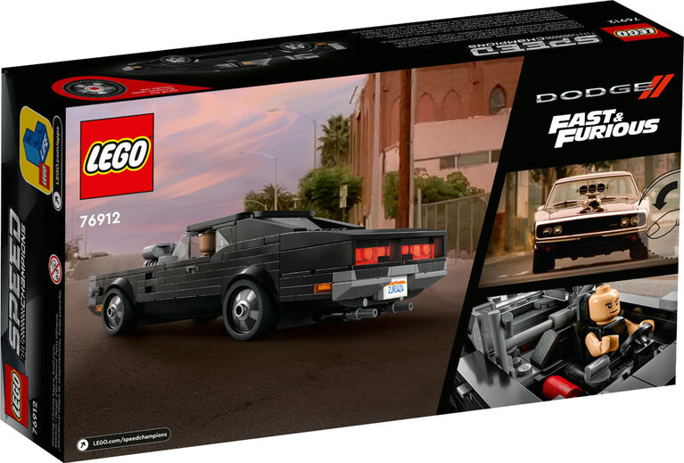 LEGO Speed Champions Fast and Furious 1970 Dodge Charger R/T 76912 Model (345 Pieces)