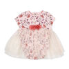 Baby Mode Ensemble barboteuse tutu 2 pi&egrave;ces : rose floral 12 mois